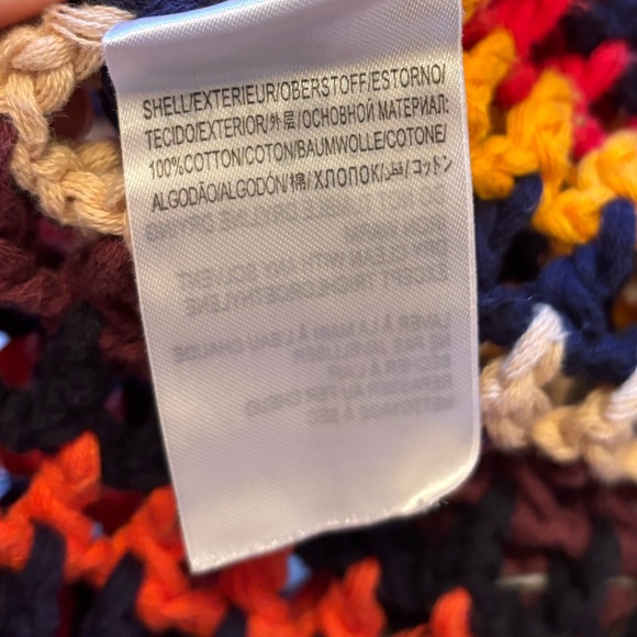 Anthropologie Farm Rio Mulitcolor Open Knit Cardigan - Picture 9 of 9